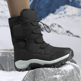 Winter Women Ankle Boots Keep Warm Women's Snow Boots Outdoor Slip on Platform Women's Hiking Boots Thickened Plush Women Boots MartLion