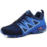 Men's Running Shoes Air cushion Jogging Training Sports Non-slip Light Casual Marathon Sneakers MartLion 808 blue 39 