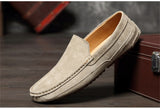 Suede Leather Men's Loafers Luxury Casual Shoes Boots Handmade Slipon Driving  Moccasins Zapatos Mart Lion   