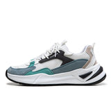 Men's Casual Sneakers Thick Bottom Sport Running Shoes Tennis Non-slip Platform Jogging Basketball Trainers Mart Lion white green 39 