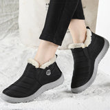 Women's Boots Warm Fur Winter Boots For Women Waterproof Snow Boots Ankle  Winter Shoes MartLion   