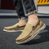 Summer Men's Canvas Boat Shoes Outdoor Lightweight Convertible Slip-On Loafer Casual Beach MartLion   