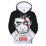 Movie Scarface 3D Print Hoodie Sweatshirts Tony Montana Harajuku Streetwear Hoodies Men's Pullover Cool Clothes Mart Lion VIP3 XXS 