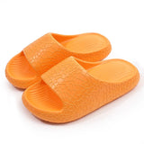 Women's Thick Bottom Cloud Slippers Summer Candy Color Platform Sandals Light Non-Slip Casual Beach Shoes Flip Flops MartLion Orange 40-41 