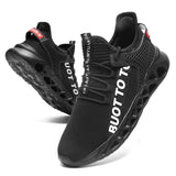 Sneakers Unisex Sports Shoes Men's Women Running Damping Breathable Light Athletic Casual Mart Lion Black 36 