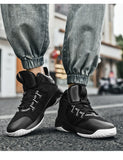 Summer Basketball Shoes Men's High Top Sneakers Retro Breathable Trend Walking MartLion   