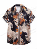 Floral Shirts Men's Shirts Hawaiian Casual Camp Vocation Beach Blouse MartLion   