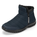 Men's Boots Snow Fur Man Shoes Cotton Shoes Keep Warm Boots Male Platform Sneakers Winter Men's Work Shoes Footwear