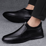 Mid-top Genuine leather Men's shoes Keep Warm Dress Winter With Fur Elegant Sapato Social Masculino Mart Lion   