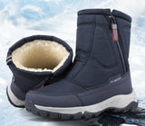 Men's Boots Winter Shoes Warm Snow Mid-calf Warm Thick Plush Winter Women Cotton MartLion   