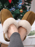 Plush Fur Slippers For Women Winter Fluffy House Shoes Warm Fuzzy Slippers Furry Suede Memory Foam Fur Slippers MartLion   