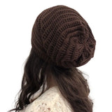 Unisex Fashion Women's Men's Knit Wool Baggy Beanie Hat Winter Warm Outdoor Ski Cap Hip Hop Striped Bonnet MartLion   