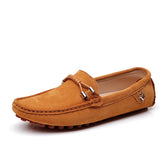  Handmade Genuine Leather Loafers Men's Shoes Slip On Loafers Dad Loafers Moccasins Driving Mocasines MartLion - Mart Lion