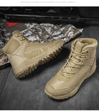 Men's Military Boots Outdoor Non Slip Hiking Tactical Desert Combat Ankle Army Work Sneakers Mart Lion   