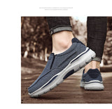 Men's Casual Shoes Canvas Breathable Loafers Outdoor Walking  Classic Loafers Sneakers Mart Lion   