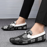 Men's Loafers Luxury Shoes Slip On Leather Casual Trendy Loafer Hombre Homme MartLion   