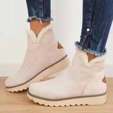 Winter Boots with Plush Women In Anti Slip Platform Wedges Warm Shoes Fur Snow Ankle Mart Lion   