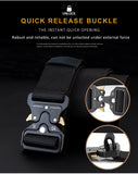  Genuine tactical belt quick release outdoor military belt soft real nylon sports accessories men's and women black belt Mart Lion - Mart Lion