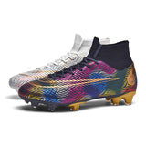 Men's Society Soccer Cleats Breathable Soccer Shoes For Kids Football Boots Outdoor Sneakers Mart Lion BlackWhite cd Eur 36 