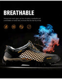 Breathable Hiking Shoes Men's Non-slip Outdoor Trekking Sneakers Rock Climbing Footwear Sports Quick-dry Aqua Fishing Mart Lion   