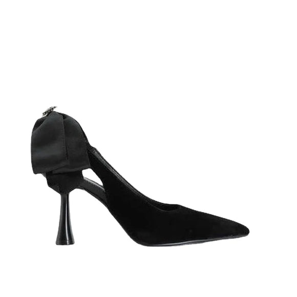 Pumps Women's Shoes Elegant Woman Heeled Luxury High Heels Dress Black Rhinestone Stiletto Korean Nude Party Trendyol MartLion black 35 