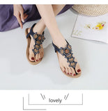 Summer Women Sandals Flat Casual Shoes Bead Slip On Flip-Flop Ladies Shoes for Femme MartLion   