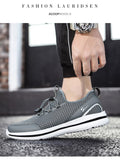 Men's Shoes Breathable Sports and Leisure Mesh Trend Low-top Elastic