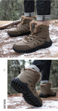  Winter Warm Non-slip Snow Boots Tactical Military Desert Combat Boots Waterproof Walking Shoes Cotton Men's MartLion - Mart Lion