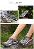 Men's Sandals Classic Summer Beach Breathable Casual Flat Outdoor Non-slip Wading Shoes Mart Lion   
