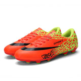 Five-a-side Soccer Shoes Football Men's Breathable Turf Soccer Cleats Futsal Kids Mart Lion Orange cd Eur 31 