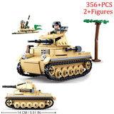 Military ww2 Cannon Assault Armored Vehicle Battle Tank Car Truck Army Weapon Building Blocks Sets  Model King Kids Toys Gift Mart Lion No Box 2 Dolls 13  