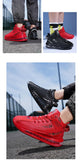 Fujeak Casual Running Shoes Lightweight Sneakers Air Cushion Trendy Men's Ankle Sport Mart Lion   