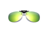 Driving Clip On Sunglasses Men's for Myopia Eyeglasses Vintage Women UV400 Lens Night Vision Fishing MartLion GOLD ROVE  