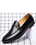 Men's Casual Shoes Genuine Leather Slip-on Outdoor Loafers Moccasins Light Driving Flats Mart Lion   