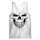 Cool Skull 3D Print Men's Tank Tops Casual Hip Hop Graphic Streetwear Fitness Summer Sleeveless Shirts Mart Lion 3 XL 