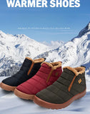 Men's Winter Snow Boots Waterproof Ankle Keep Warm shoes Non-Slip Lightweight Sneakers MartLion   