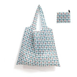 Foldable Shopping Bag Reusable Travel Grocery Bag Eco-Friendly One Shoulder Handbag  Printing Tote Bag MartLion A-034  