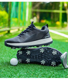 Spikes Golf Shoes Men's Golf Wears Comfortable Walking Sneakers Gym Footwears MartLion   