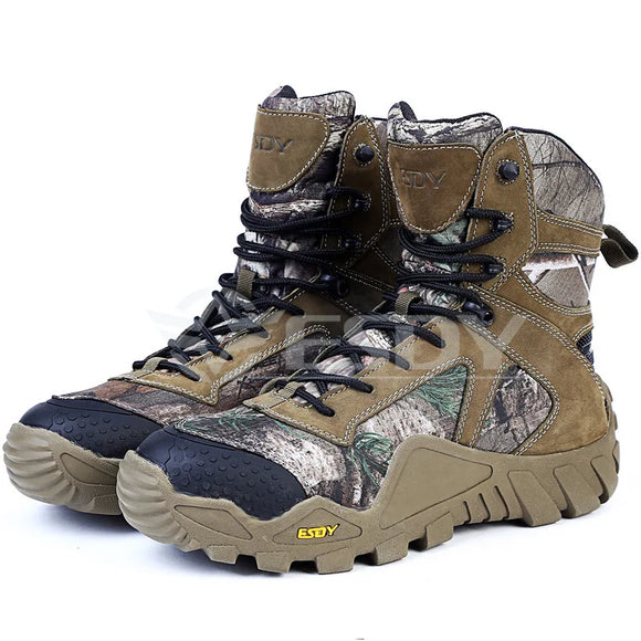 Men's Outdoor Sports Camping Camouflage Hiking High Shoes Military Training Hunting Climbing Waterproof Tactical Assault Boots MartLion   