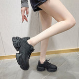 Platform Shoes Sneakers for Women Autumn Increase  Design Casual Zapatos De Mujer Mart Lion   