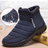 Men's Boots Snow Fur Man Shoes Cotton Shoes Keep Warm Boots Male Platform Sneakers Winter Men's Work Shoes Footwear MartLion