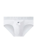 Ring Design Men's Underwear Cotton Boxer Briefs Low Waist Sports Swim Trunks Gym Shorts Underpants MartLion 365white M 
