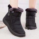 Snow Women Boots Women's Boots Waterproof Women Shoes Zipper Shoes Woman MartLion   