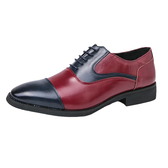  Elegant Men's Dress Shoes Pointed Toe Oxfords Leather Zapatos De Vestir MartLion - Mart Lion