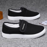 Men's Casual Sneakers Vulcanized Flat Shoes Designed Skateboarding Tennis Hook Loop Outdoor Sport Mart Lion   