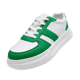 Leather Casual Shoes Trendy Men's Shoes Non-slip Walking Lightweight Ankle Shoes MartLion green 36 