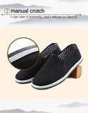 Classic and soft sole one foot pedaling tire sole old Beijing cloth shoes casual and lazy work MartLion   