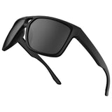 Fishing Sunglasses Polarized Men's Driving Shades Hiking Fishing Classic UV400 Eyewear MartLion Black Gray  