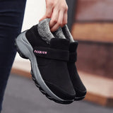  Women's Boots Winter Snow Cotton Shoes Keep Warm Fur Outdoor Waterproof Platform Casual Tenis Hiking MartLion - Mart Lion