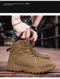 Men's Military Boots Outdoor Non Slip Hiking Tactical Desert Combat Ankle Army Work Sneakers Mart Lion   